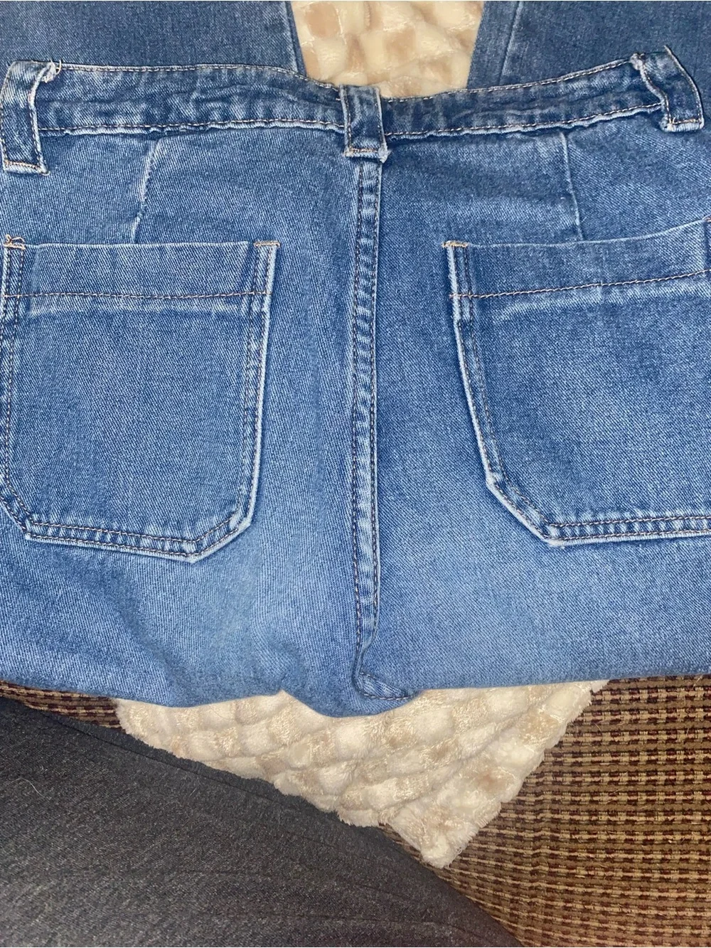 Flvsun-Women's High Waist Baggy Cargo Jeans - Loose Fit Utility Pants With Pocke - Picture 6 of 6